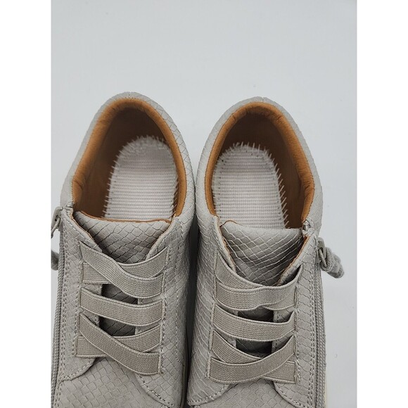 Billy Gore Low Top Zip-On Sneakers Adaptive Gray Grey Womens 7M Missing Insoles - Picture 8 of 11